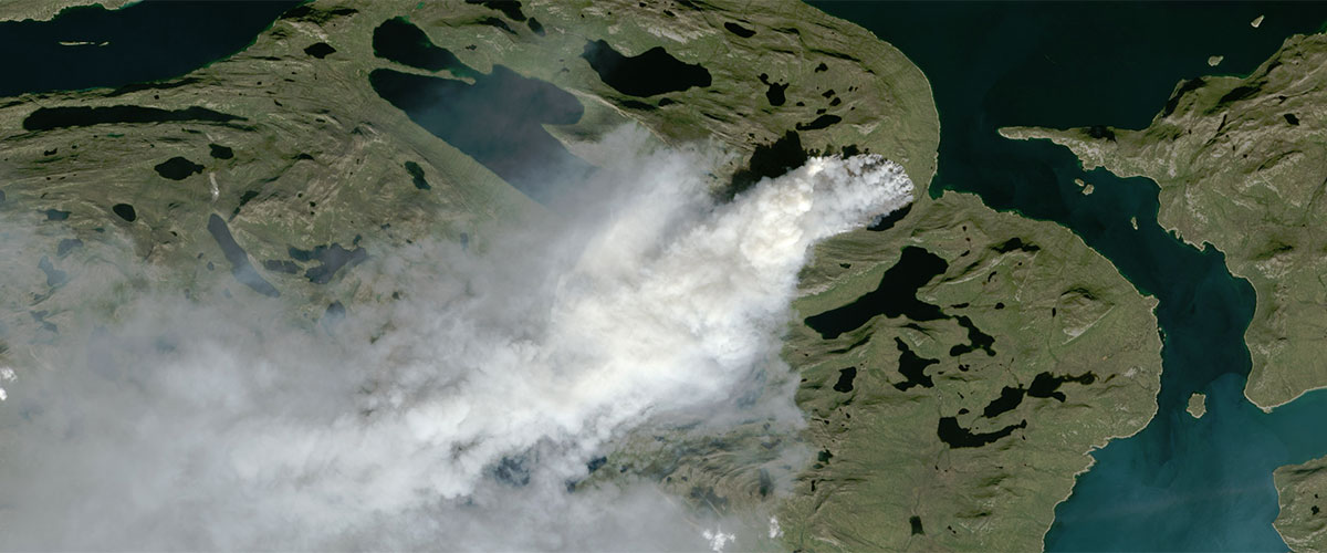 The Peat Fires In Greenland A Harbinger Of Accelerated Ice Melting Nilu